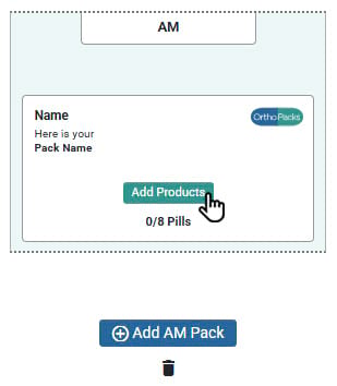 Add product to a pack Add product to a pack screenshot